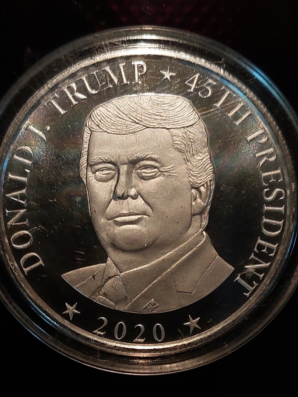 Trump 1oz .999 Silver Coin